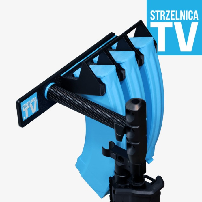 Szafa Kwiatka Uchwyty Magnetyczne  AK47 i 3 Magazynki (Metalowe) - HoldmyMag uchwyt magnetyczny